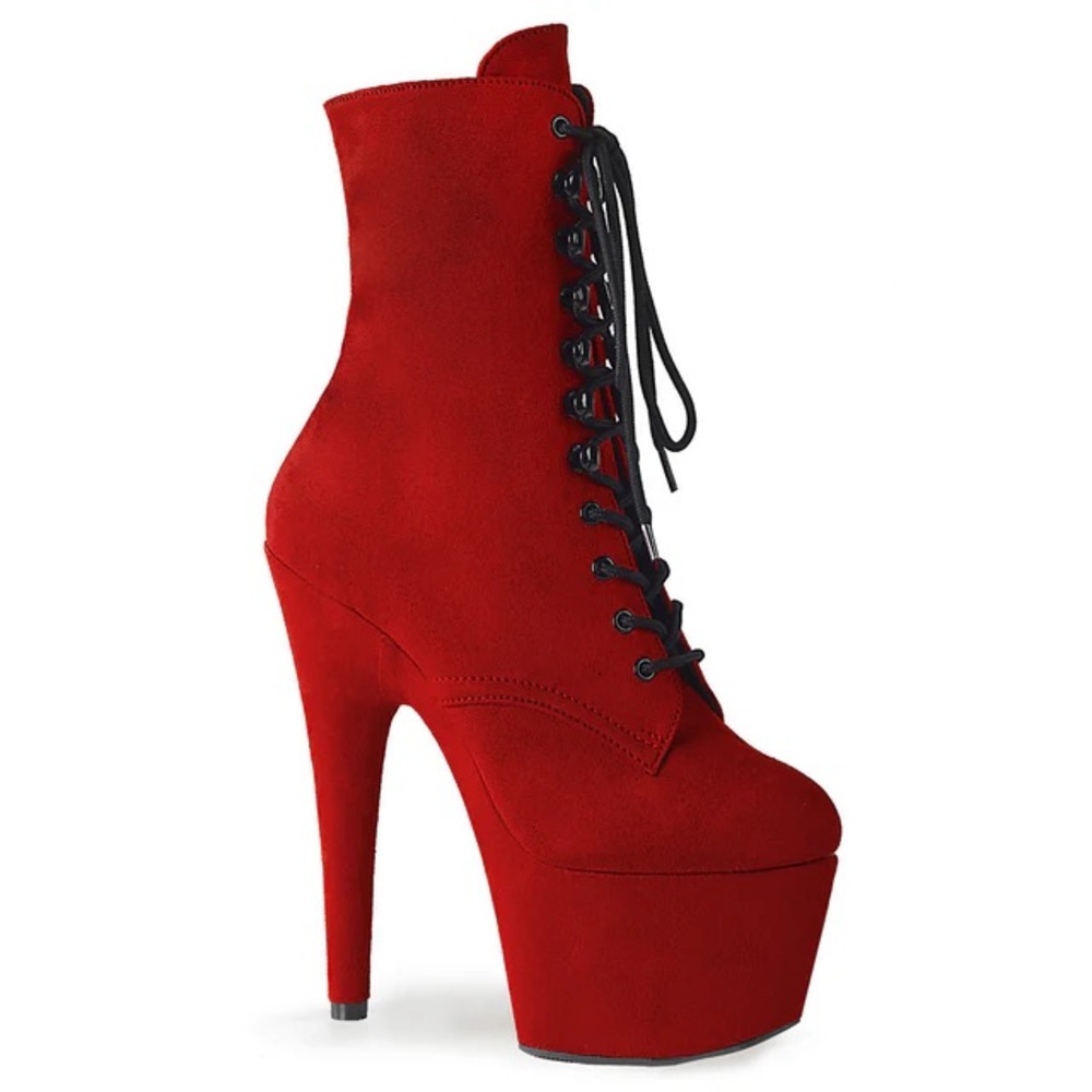 Pleaser Adore 1020 Red Suede